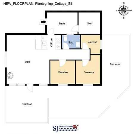 Feriehus Helt Nyrenoveret Kun 200 M Fra Vesterhavet Sj257 *